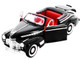 1941 Chevrolet Special Deluxe Convertible Black Red Interior NEX Models 1/24 Diecast Model Car Welly 22411