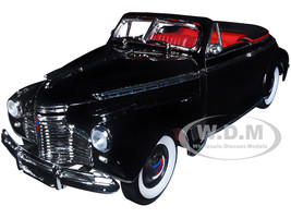 1941 Chevrolet Special Deluxe Convertible Black Red Interior NEX Models 1/24 Diecast Model Car Welly 22411