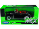 1941 Chevrolet Special Deluxe Convertible Black Red Interior NEX Models 1/24 Diecast Model Car Welly 22411