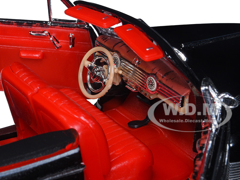 1941 Chevrolet Special Deluxe Convertible Black Red Interior