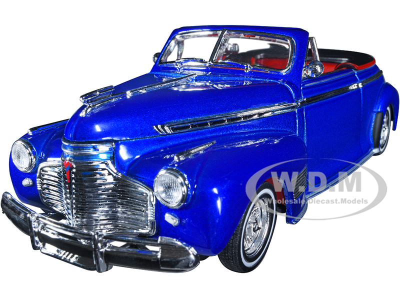 1941 Chevrolet Special Deluxe Convertible Candy Blue Metallic Red