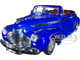 1941 Chevrolet Special Deluxe Convertible Candy Blue Metallic Red Interior Low Rider Collection 1/24 Diecast Model Car Welly 22411