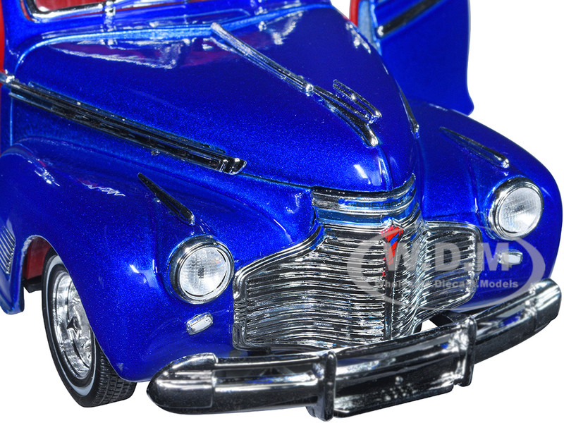 1941 Chevrolet Special Deluxe Convertible Candy Blue Metallic Red