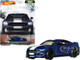 Custom Mustang Blue Metallic White Stripes Fast & Furious Series Diecast Model Car Hot Wheels GRK56