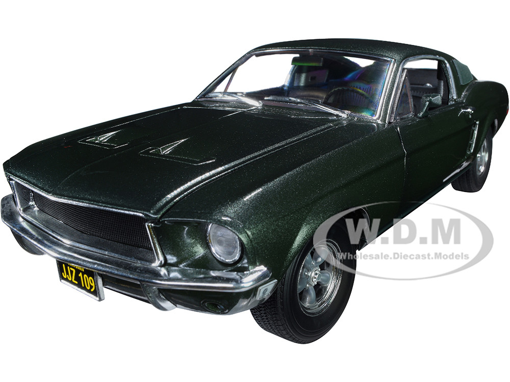 Greenlight x Premium Hobbies Highland Green 1968 Ford Mustang GT 1:64 Scale Diecast Car 51414 