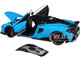 McLaren 600LT Fistral Blue and Carbon 1/18 Model Car Autoart 76083