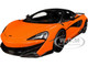 McLaren 600LT Myan Orange and Carbon 1/18 Model Car Autoart 76084