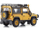 Land Rover Defender 90 Yellow Roof Rack Accessories 1/18 Diecast Model Car Kyosho 08901 CT