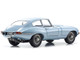 Jaguar E-Type Coupe RHD Right Hand Drive Silver Blue Metallic E-Type 60th Anniversary 1961-2021 1/18 Diecast Model Car Kyosho 08954 SBL