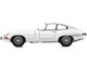 Jaguar E-Type Coupe RHD Right Hand Drive White E-Type 60th Anniversary 1961-2021 1/18 Diecast Model Car Kyosho 08954 W