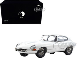 Jaguar E-Type Coupe RHD Right Hand Drive White E-Type 60th Anniversary 1961-2021 1/18 Diecast Model Car Kyosho 08954 W