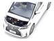Lexus LM300h Hybrid Van Sunroof White Pearl 1/18 Diecast Model Car Kyosho 08963 WP