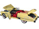 1949 Buick Roadmaster Convertible Charlie Babbitt's Yellow Red Interior Rain Man 1988 Movie 1/18 Diecast Model Car Greenlight 13616