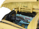 1949 Buick Roadmaster Convertible Charlie Babbitt's Yellow Red Interior Rain Man 1988 Movie 1/18 Diecast Model Car Greenlight 13616