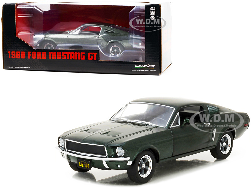 1968 Ford Mustang GT Fastback Bullitt Green1/24 Diecast Greenlight Chase A15 for sale online 