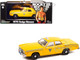 1978 Dodge Monaco Taxi City Cab Co Yellow Rocky III 1982 Movie 1/43 Diecast Model Car Greenlight 86612