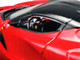 Model Kit Ferrari LaFerrari Red Black Top Skill 2 Assembly Line 1/24 Diecast Model Car Maisto 39129