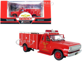1974 Dodge 300 Rescue Squad 51 Los Angeles County Fire Department LA County FD LACFD 50th Anniversary Limited Edition 1972-2022 1/50 Diecast Model Iconic Replicas 50-0338