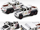 Mercedes Benz G63 AMG 6x6 Pickup Truck Safety Car White with Graphics 1/64 Diecast Model Car Era Car MB216X6RN63