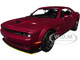 2018 Dodge Challenger SRT Hellcat Widebody Burgundy Metallic Die-Cast Collection Series 1/24 Diecast Model Car Motormax 79350