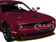 2018 Dodge Challenger SRT Hellcat Widebody Burgundy Metallic Die-Cast Collection Series 1/24 Diecast Model Car Motormax 79350