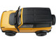 2021 Ford Bronco Wildtrak Cyber Orange Metallic Black Top 1/18 Model Car GT Spirit ACME US044