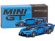 Bugatti Vision Gran Turismo Light Blue Carbon Blue 1/64 Diecast Model Car True Scale Miniatures MGT00266
