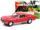 1968 Ford Mustang Red Wide Boots GT Goodyear Vintage Ad Cars 1/64 Diecast Model Car Greenlight 30247