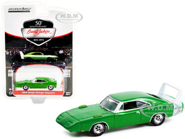 87DD69003 Oxford Diecast HO Gauge Dodge Charger Daytona 1969 Bright Green/White