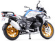 BMW R1250 GS White Blue Red Stripes 1/12 Diecast Motorcycle Model Maisto 31101-20100