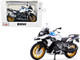 BMW R1250 GS White Blue Red Stripes 1/12 Diecast Motorcycle Model Maisto 31101-20100