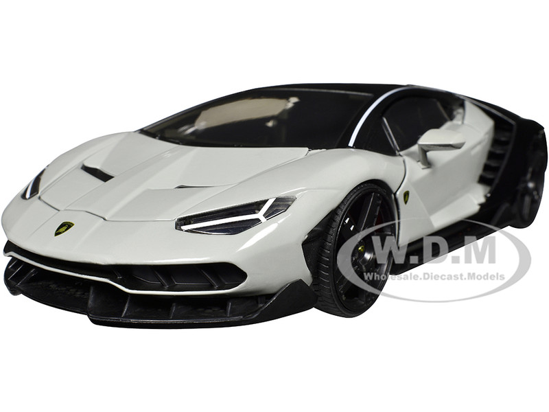 Lamborghini Centenario Gray and Matt Black Hyper-Spec Series 1/24 Diecast Model Car Jada 32951
