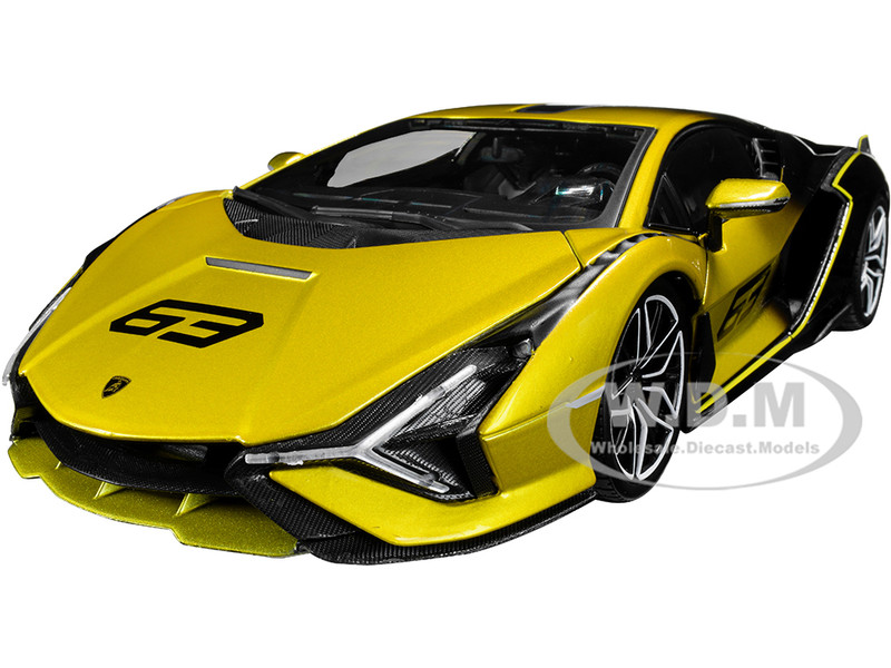 Amazon.com: Bburago Lamborghini Sian FKP 37 Red with Copper