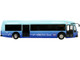 Proterra ZX5 Battery-Electric Transit Bus #65 Chicago Illinois Blue The Bus & Motorcoach Collection 1/87 HO Diecast Model Iconic Replicas 87-0336