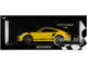 2019 Porsche 911 GT3RS 991.2 Weissach Package Yellow Carbon Hood Top Platinum Magnesium Wheels Limited Edition 300 pieces Worldwide 1/18 Diecast Model Car Minichamps 155068221