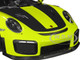 2018 Porsche 911 GT2RS 991.2 Weissach Package Bright Green Carbon Stripes Black Magnesium Wheels Limited Edition 330 pieces Worldwide 1/18 Diecast Model Car Minichamps 155068300