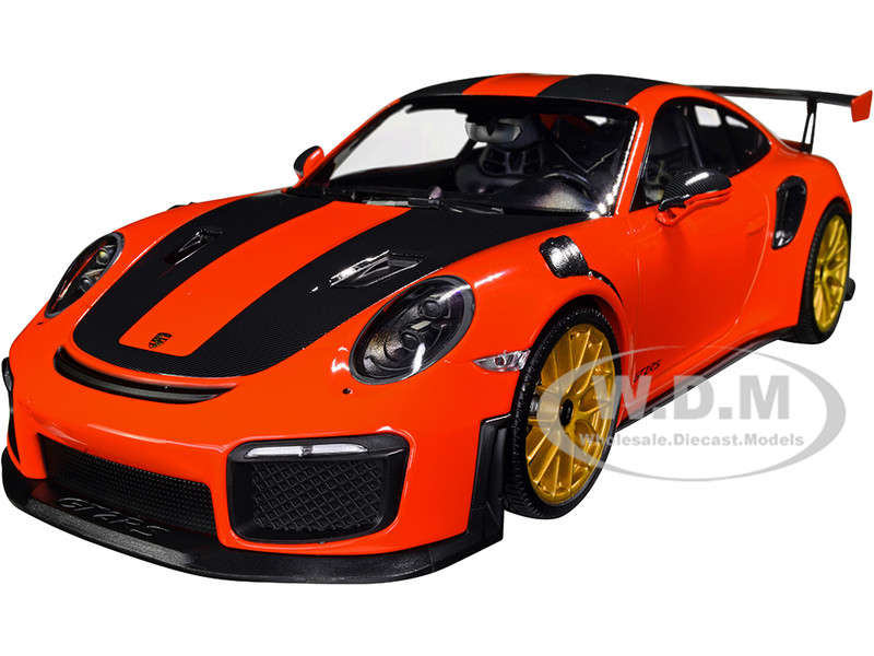 2018 PORSCHE 911 GT2RS WEISSACH PACKAGE ORANGE 1/18 DIECAST