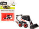 Bobcat S76 Skid Steer Loader White Black 1/64 Diecast Model ERTL TOMY 16424