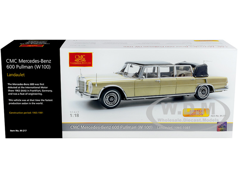 1965-1981 Mercedes Benz 600 Pullman W100 Landaulet Limousine