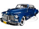 1947 Cadillac Series 62 Soft Top Beldon Blue Metallic Beige Top 1/18 Diecast Model Car Autoworld AW274