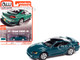 1993 Dodge Stealth R/T Peacock Green Black Top Modern Muscle Limited Edition 14478 pieces Worldwide 1/64 Diecast Model Car Autoworld 64332-AWSP082 B