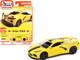 2020 Chevrolet Corvette C8 Stingray Accelerate Yellow Twin Black Stripes Sports Cars Limited Edition 15702 pieces Worldwide 1/64 Diecast Model Car Autoworld 64332-AWSP084 B