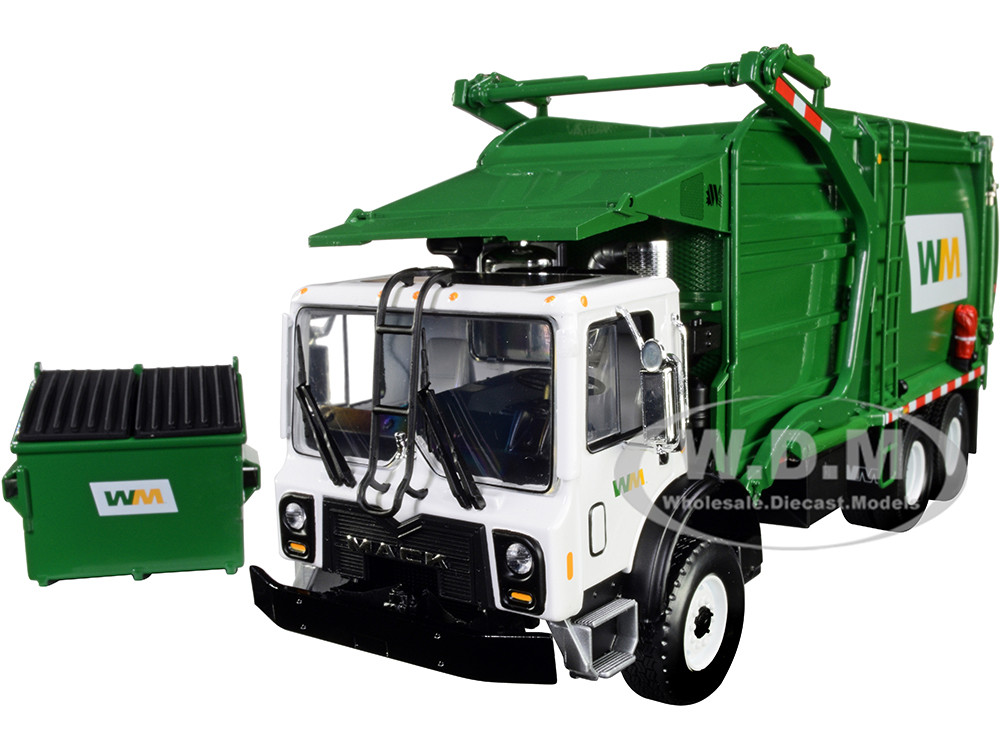 3 Dumpster Set for Greenlight Mack Refuse Truck S Scale 1:64 Modeled in Color! 