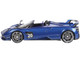Pagani Huayra Roadster BC Carbon Fiber Blue Metallic Purple Interior DISPLAY CASE Limited Edition 48 pieces Worldwide 1/18 Model Car BBR P18159 B
