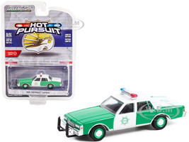 1989 Chevrolet Caprice Green and White San Diego County Volunteer Sheriff California Hot Pursuit Series 40 1/64 Diecast Model Car Greenlight 42980 B