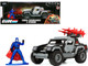 Stinger with Missile Launcher Cobra Commander Diecast Figurine G.I. Joe Hollywood Rides Series 1/32 Diecast Model Car Jada 33085