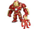 Hulkbuster 6.5" Iron Man 2.5" Diecast Figurines Set of 2 pieces Avengers The Infinity Saga Marvel Studios Metalfigs Series Diecast Models Jada 33431
