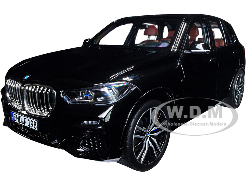 2019 BMW X5 with Sunroof Black Metallic 1/18 Diecast Model Car Norev 183280