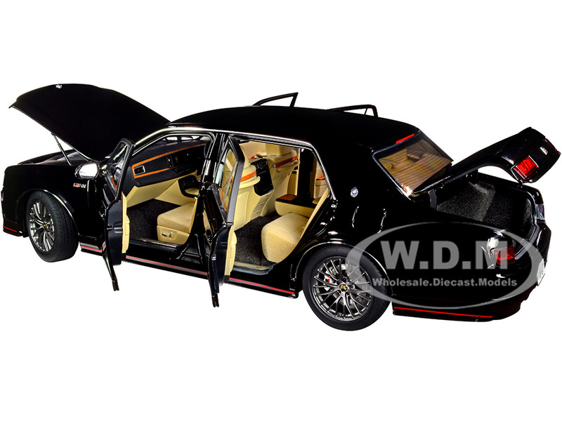 Toyota Century GRMN RHD Right Hand Drive Black 1/18 Model
