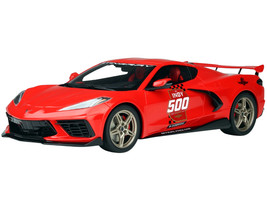 2020 Chevrolet Corvette Stingray C8 Torch Red Official Pace Car 104th Indianapolis 500 2020 1/18 Model Car Real Art Replicas 18014